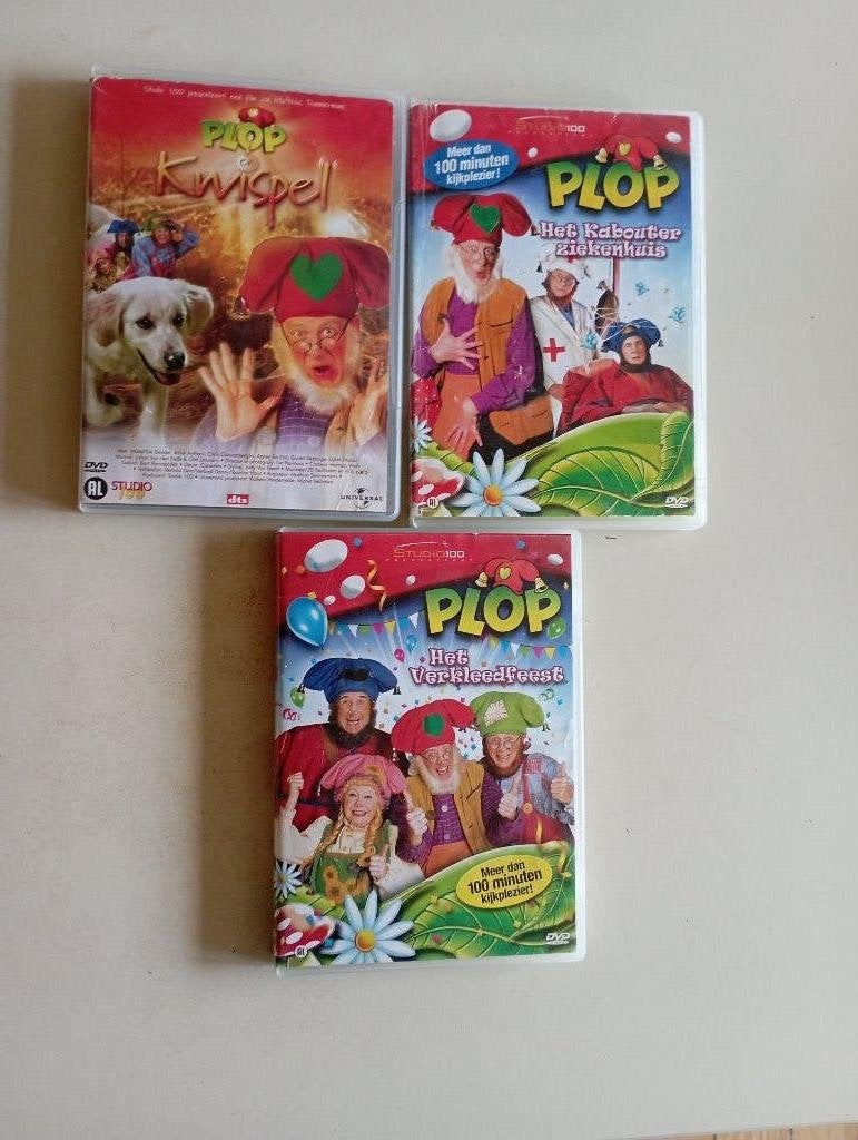 7 DVD's van PLOP voor peuters en kleuters, Cd's en Dvd's, Ophalen of Verzenden, Zo goed als nieuw, Nederlands