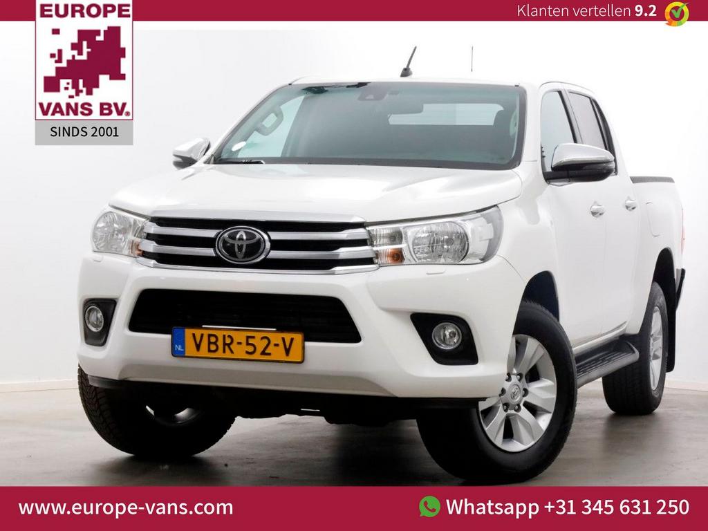 Toyota HiLux 2.4 D-4D-F 150pk E6 4WD 4x4 Double Cab Automaat, Automaat, Wit, Bedrijf, Diesel