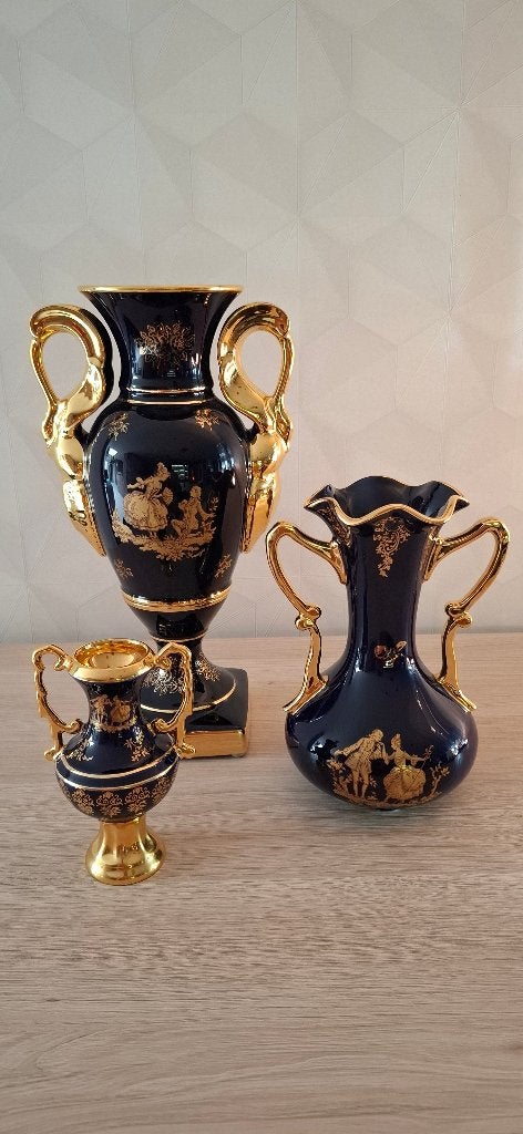Vazen Limoges Castel Porselein 22k gold, Ophalen