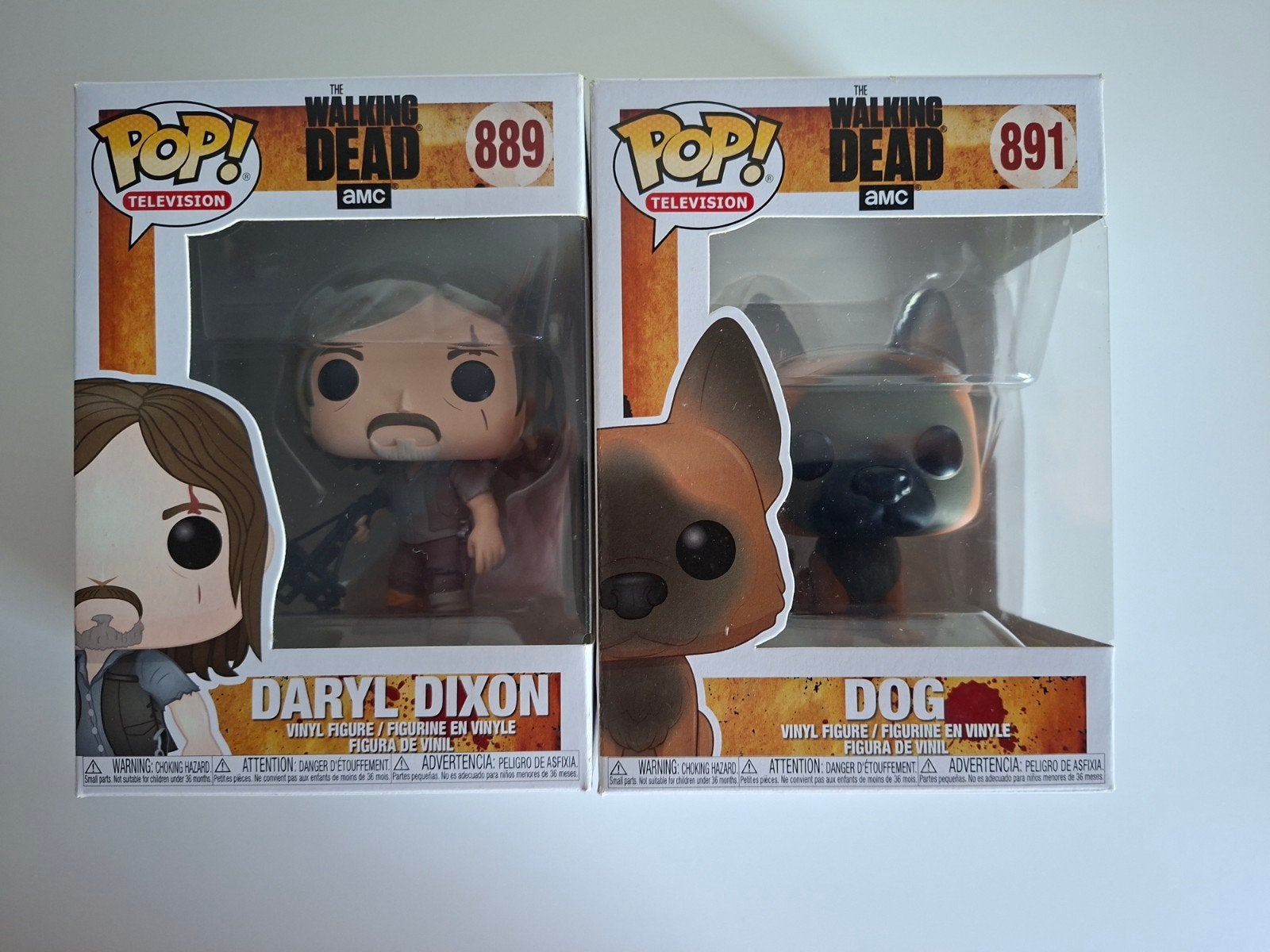 2 x Funko Pop The Walking Dead 889 et 891, Enlèvement ou Envoi
