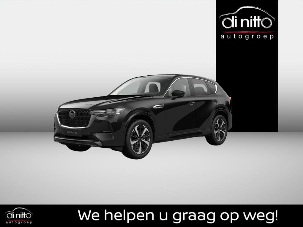 Mazda CX-60 2.5L e-SKYACTIV PHEV 327 hp 8A Homura + conv pac, Automaat, 32 g/km, Stof, Zwart