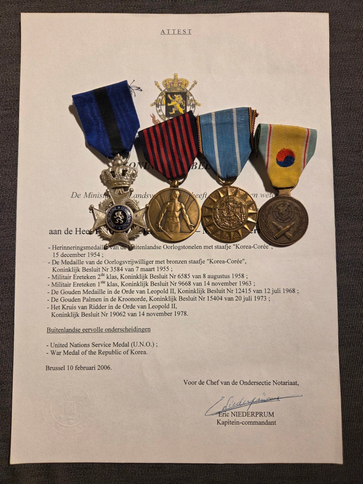 Medailles Koreaanse oorlog, Verzamelen, Militaria | Algemeen, Verzenden