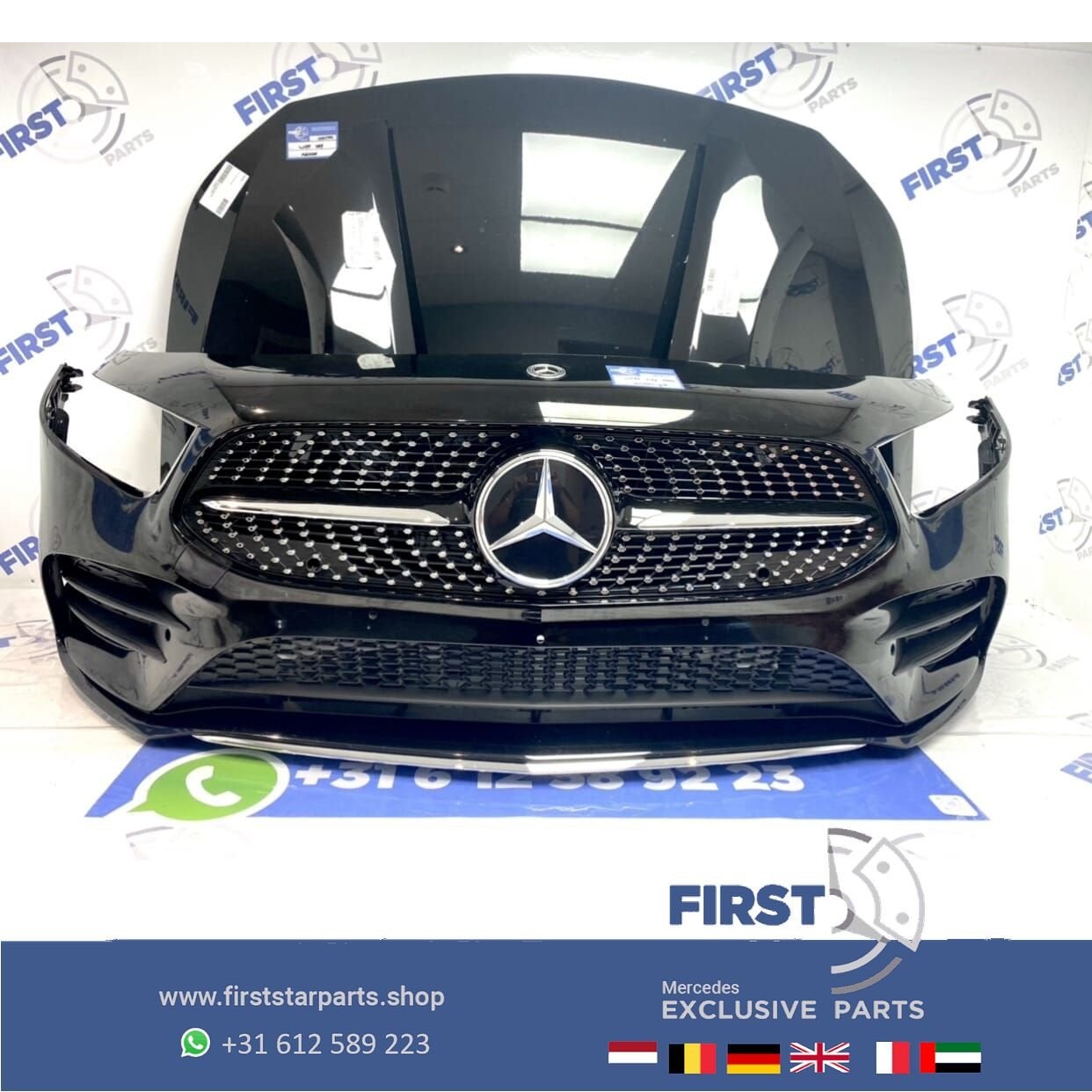W177 V177 GT A35 AMG LINE VOORKOP KOSMOS ZWART Mercedes A Kl, Auto-onderdelen, Gebruikt, -, Voor, Ophalen of Verzenden