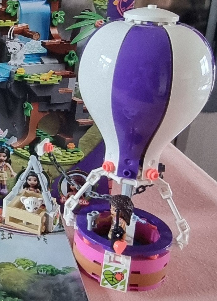 LEGO Friends 41423 Tijgerredding met luchtballon compleet, Kinderen en Baby's, Lego, Inclusief accessoires, Friends, Ophalen of Verzenden