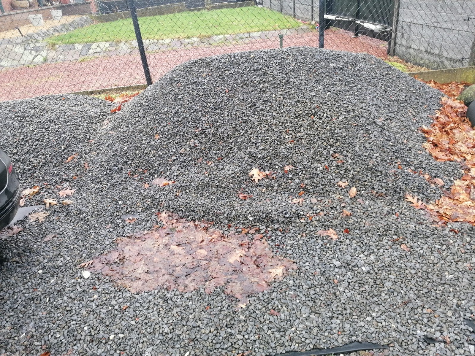 blauwe grind, Tuin en Terras, Ophalen, Zo goed als nieuw, Blauw, Grind