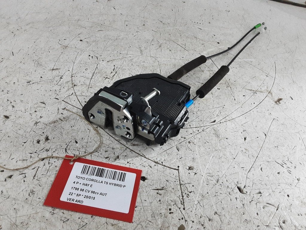 PORTIERSLOT RECHTS ACHTER Toyota Corolla (E21) (4E), Gebruikt, Mevr. I. Hauben, Achter, Toyota