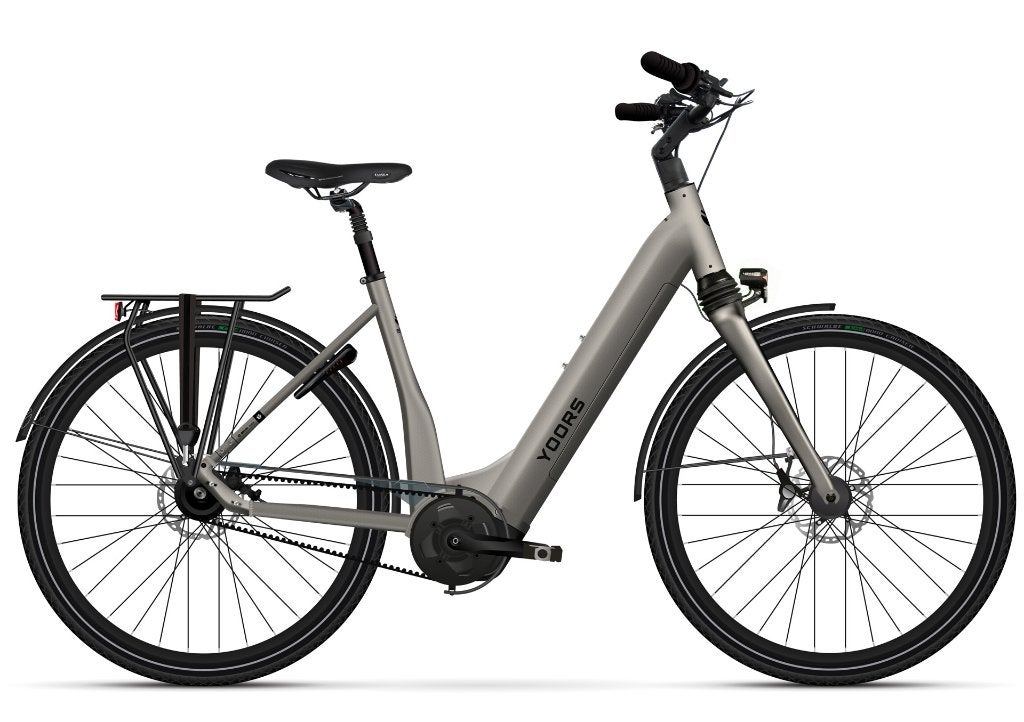 elektrische fiets yoors spectrum nexus C5 belt drive, Autres marques, 47 à 51 cm, 50 km par batterie ou plus, Comme neuf
