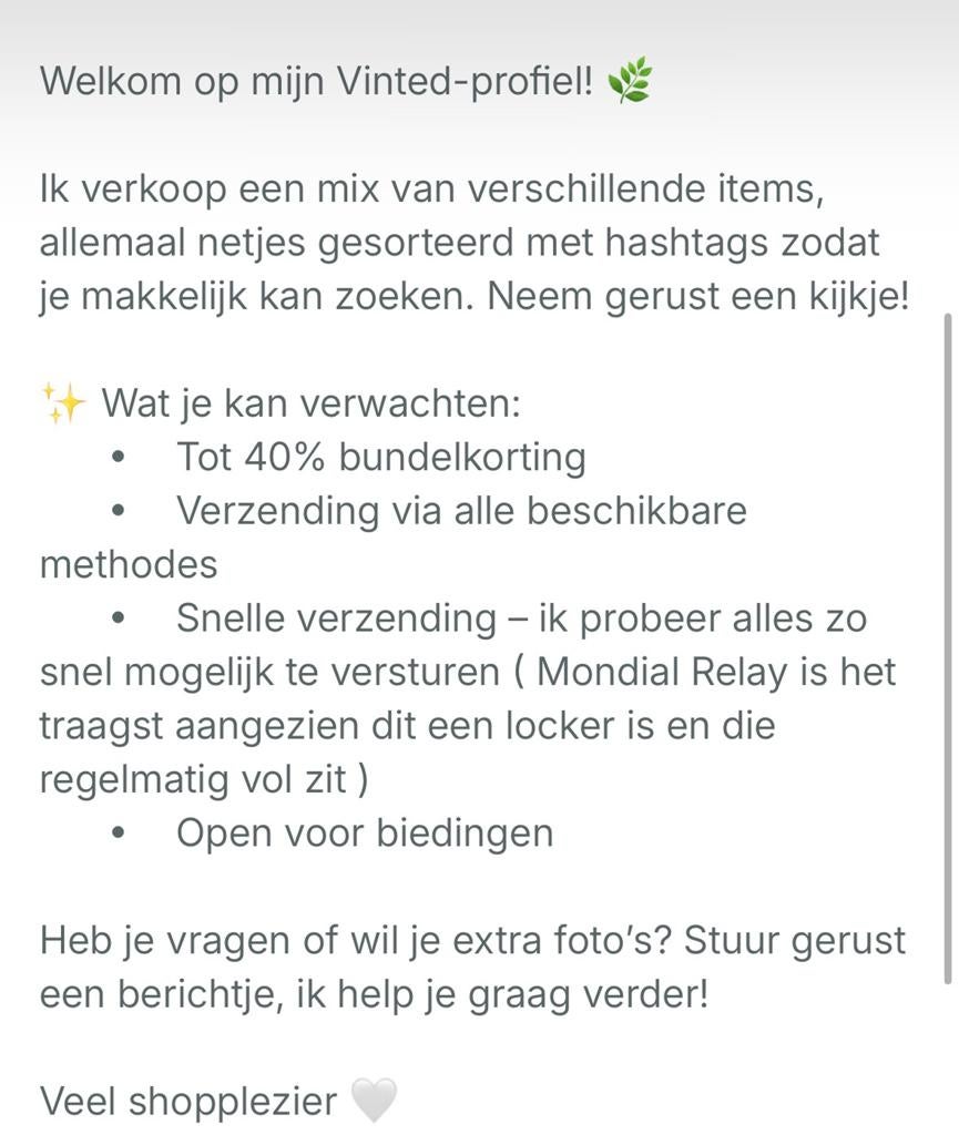 Vinted Singingsofie, Ophalen of Verzenden, Zo goed als nieuw