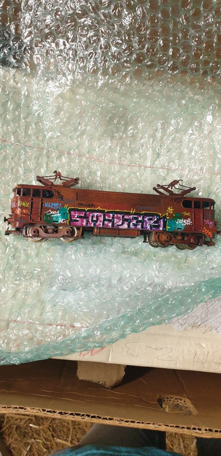 trein miniature, Ophalen