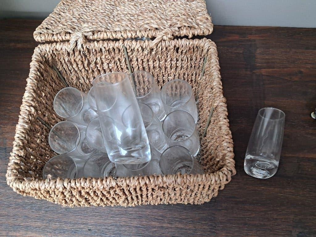 15 apero glaasjes, Ophalen of Verzenden, Zo goed als nieuw, Glas, Glas of Glazen