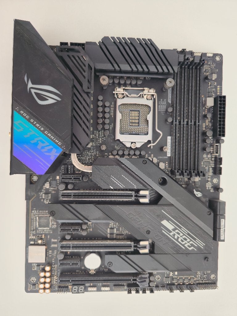 ASUS ROG Strix Z490-E Gaming, Informatique & Logiciels, Cartes mères, LGA1200, DDR4, Enlèvement, Utilisé