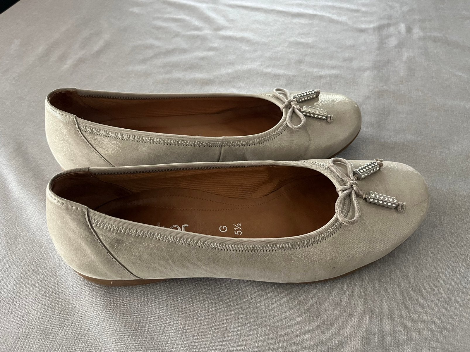 Mooie gabor ballerina’s 38,5, Ophalen of Verzenden, Zo goed als nieuw, Overige kleuren, Ballerina's