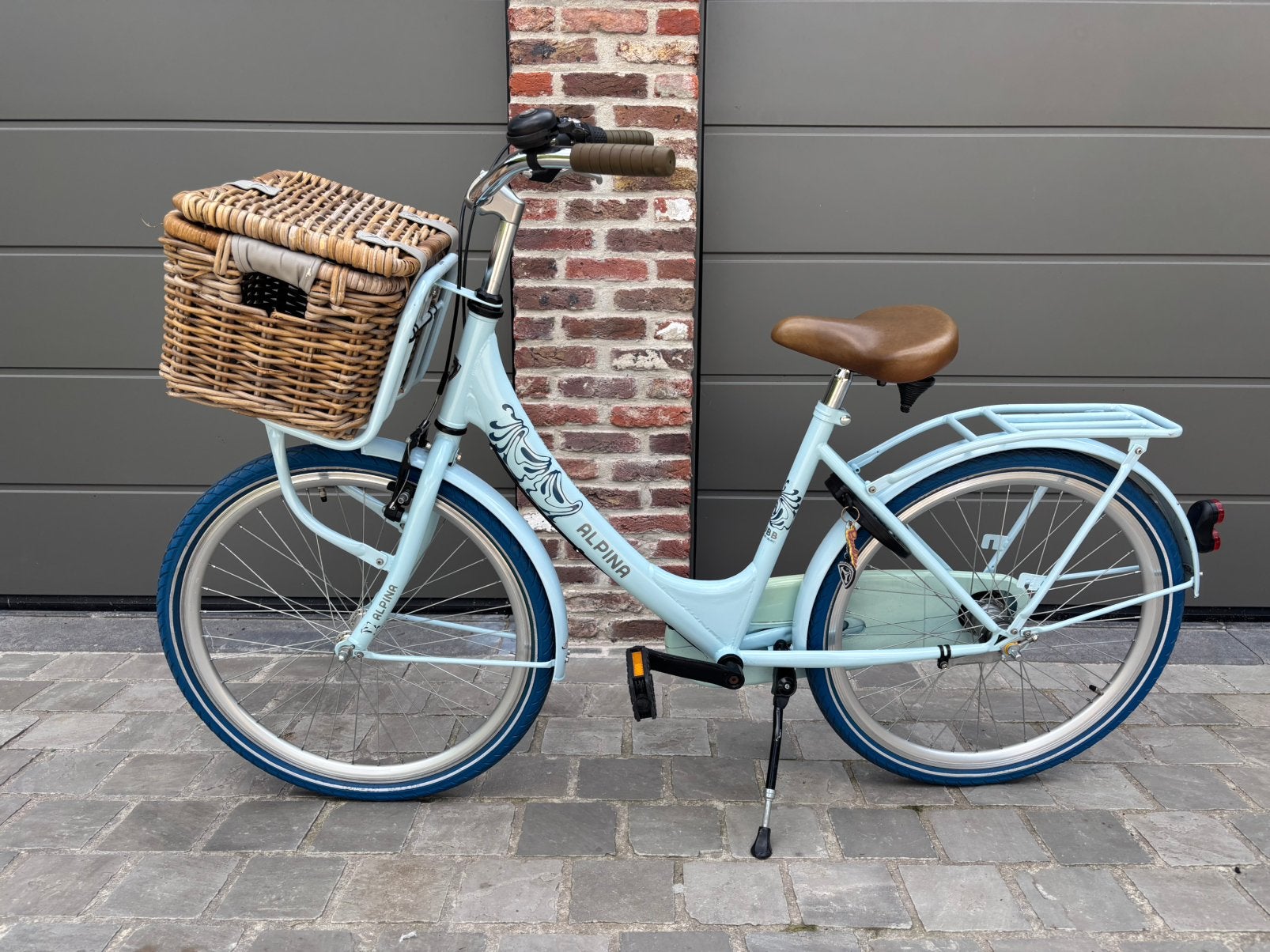 Meisjesfiets Alpina 24 inch, 24 pouces, Frein à rétropédalage, Frein à main, Comme neuf