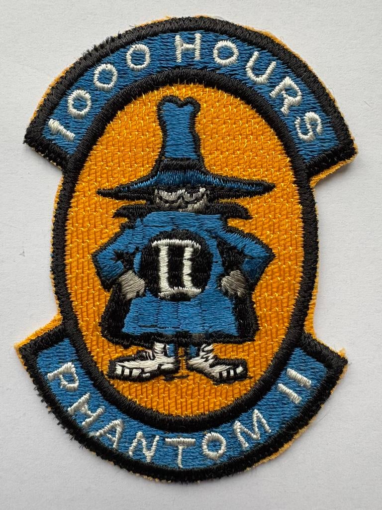 USAF F-4 Phantom 1000 uur patch, Ophalen of Verzenden