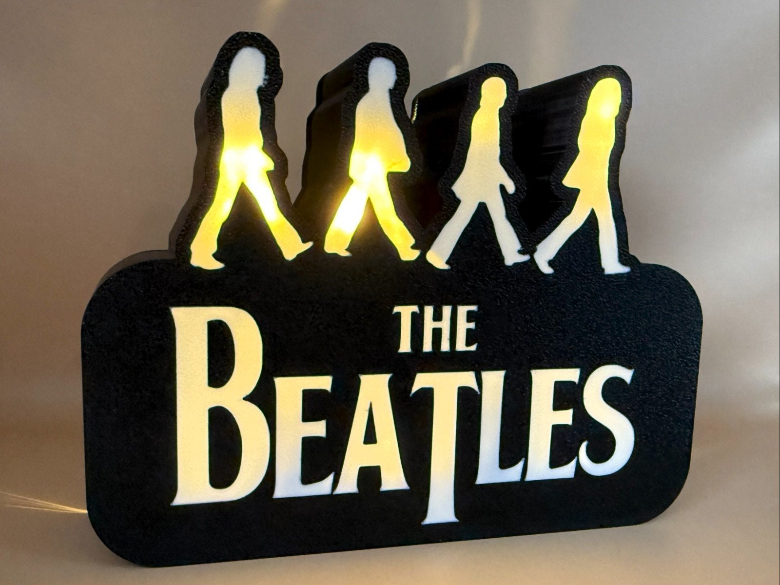 Boîte à lumière unique des Beatles avec éclairage LED. 29,95, Collections, Marques & Objets publicitaires, Neuf, Table lumineuse ou lampe (néon)