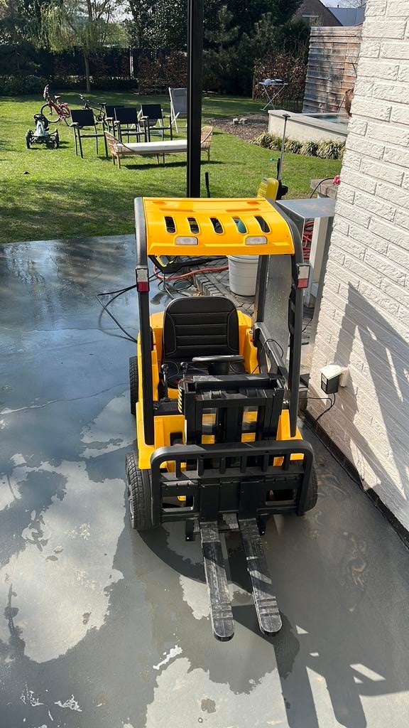 Speelgoed heftruck forklift elektrisch, Enlèvement, Comme neuf