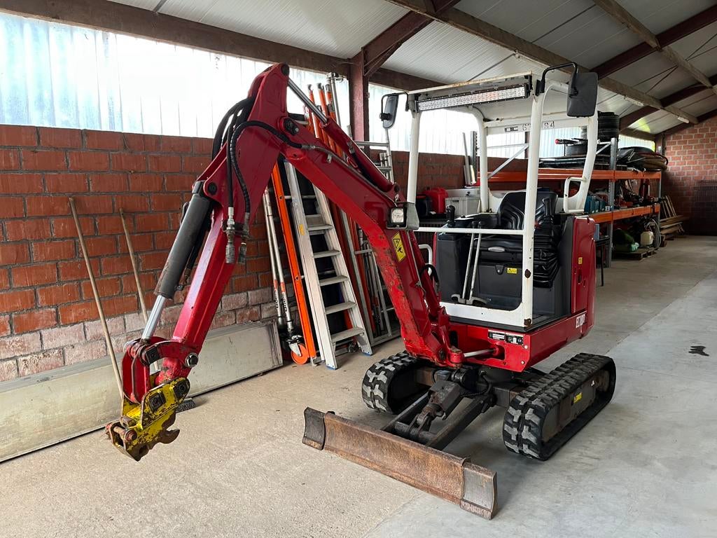 Volvo ec18d, Ophalen, Graafmachine