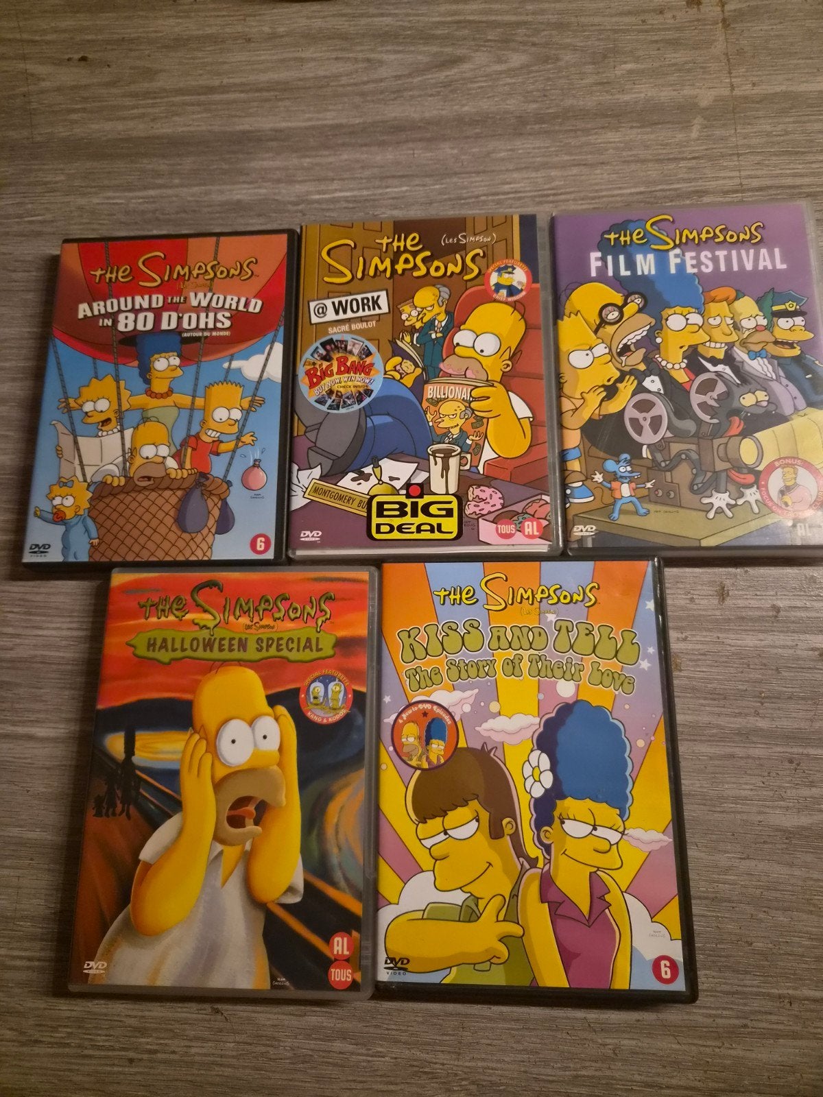 The Simpsons, Cd's en Dvd's, Ophalen of Verzenden
