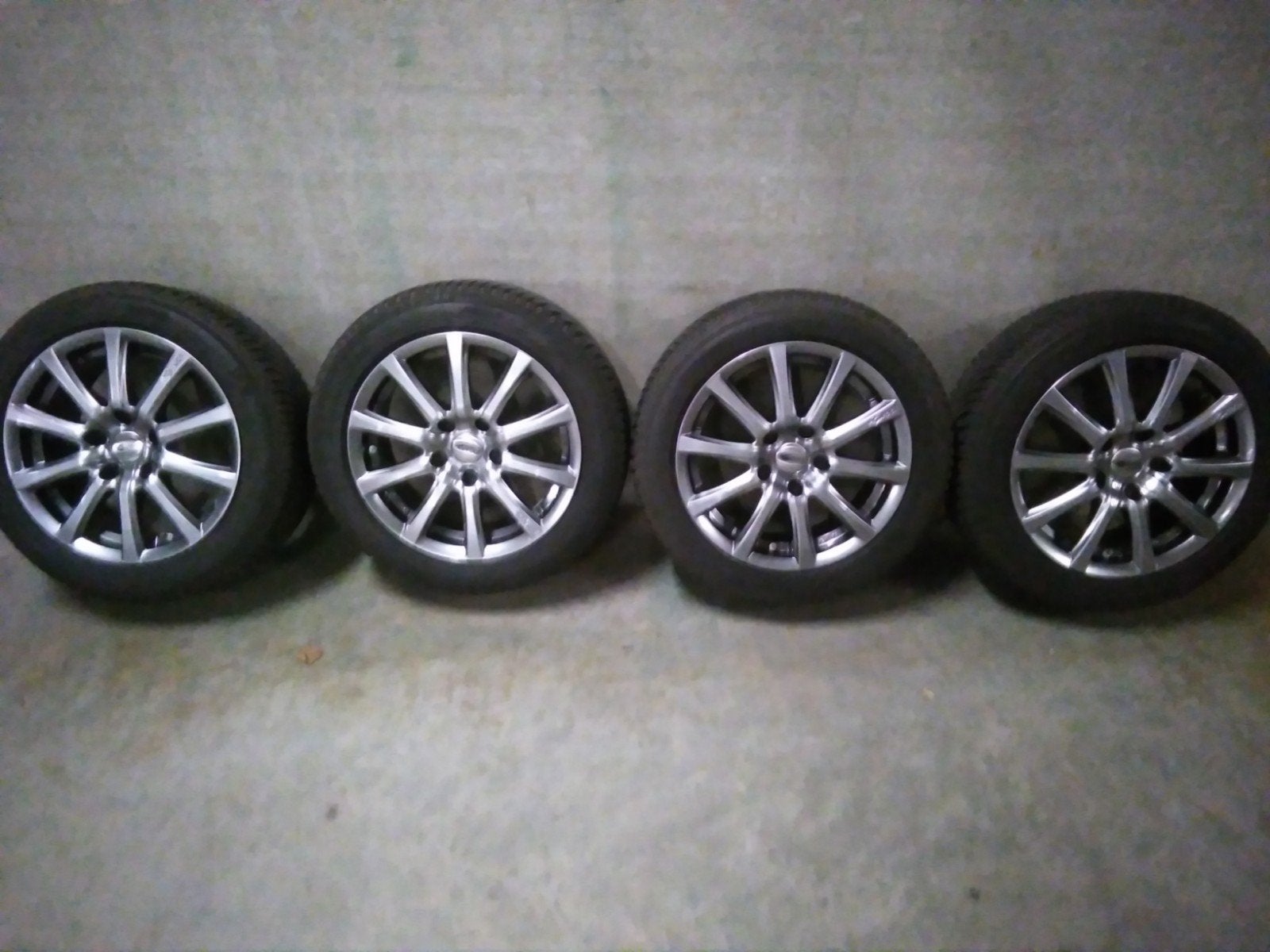 4 velgen met winterbanden voor Mazda MX5 NC, Auto-onderdelen, Ophalen, Gebruikt, Velg(en), 16 inch