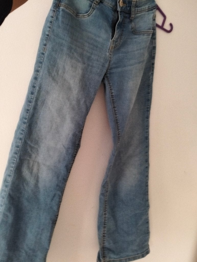 Jeans meisjes, Kinderen en Baby's, Kinderkleding | Maat 146, C&A, Meisje, Zo goed als nieuw, Ophalen