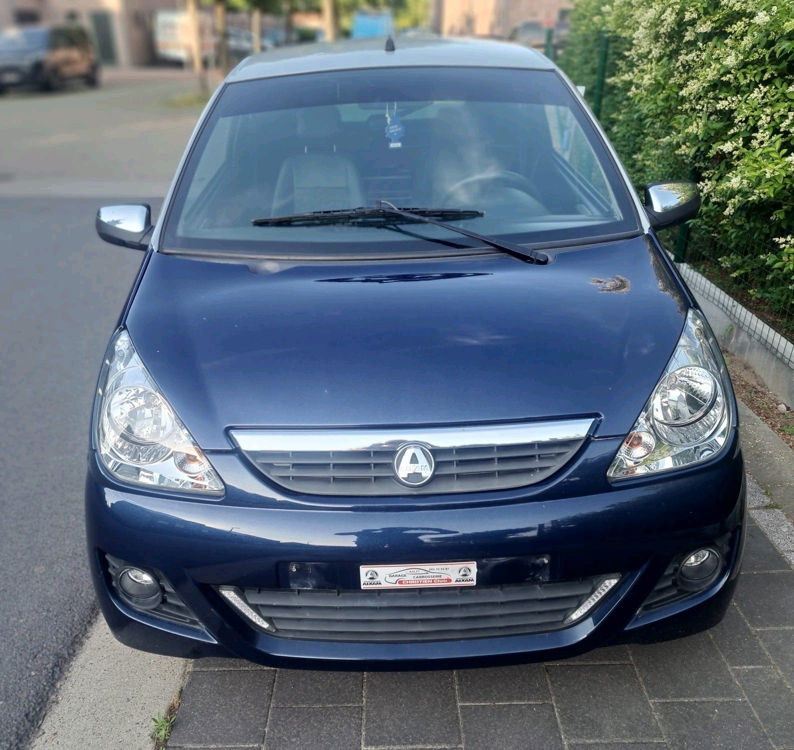 Aixam city brommobiel van 2012 / 27.590 km, Automaat, Blauw, Leder en Stof, Diesel