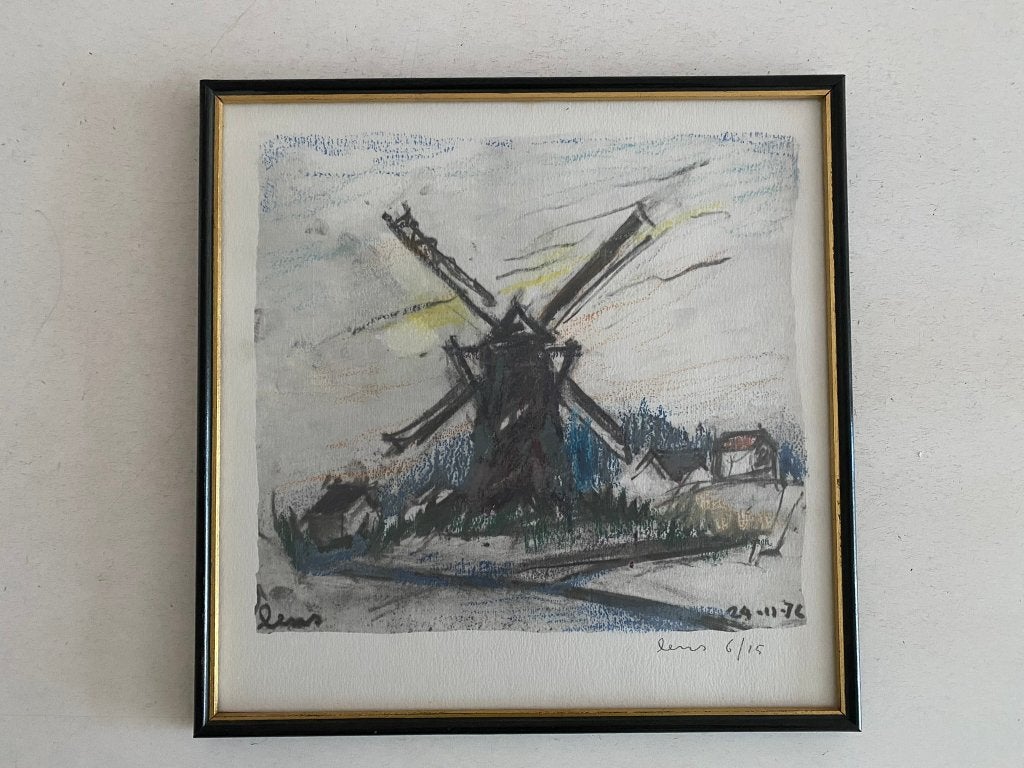 Tekening van en ingekleurd door REMI LENS, Ophalen