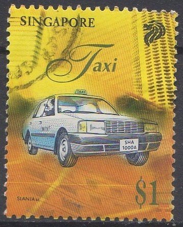 Singapore - Toyota Crown Confort - 1997, Ophalen of Verzenden, Gestempeld