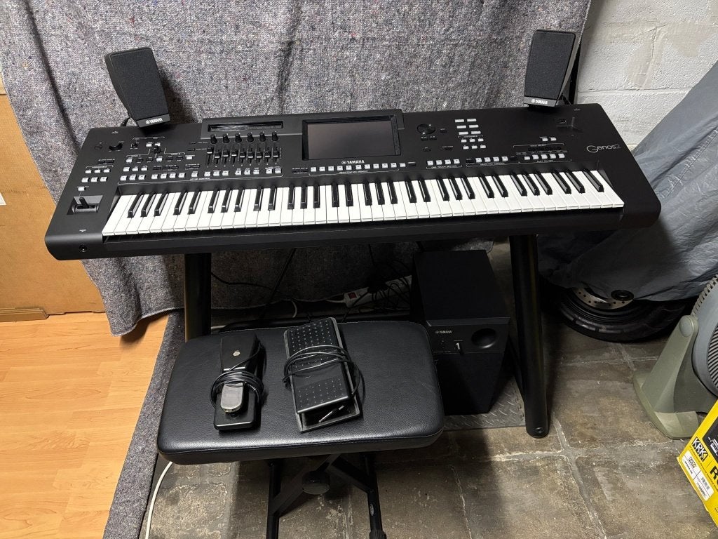 Yamaha  Genos 2, Muziek en Instrumenten, Ophalen, Yamaha, Zo goed als nieuw, Aanslaggevoelig