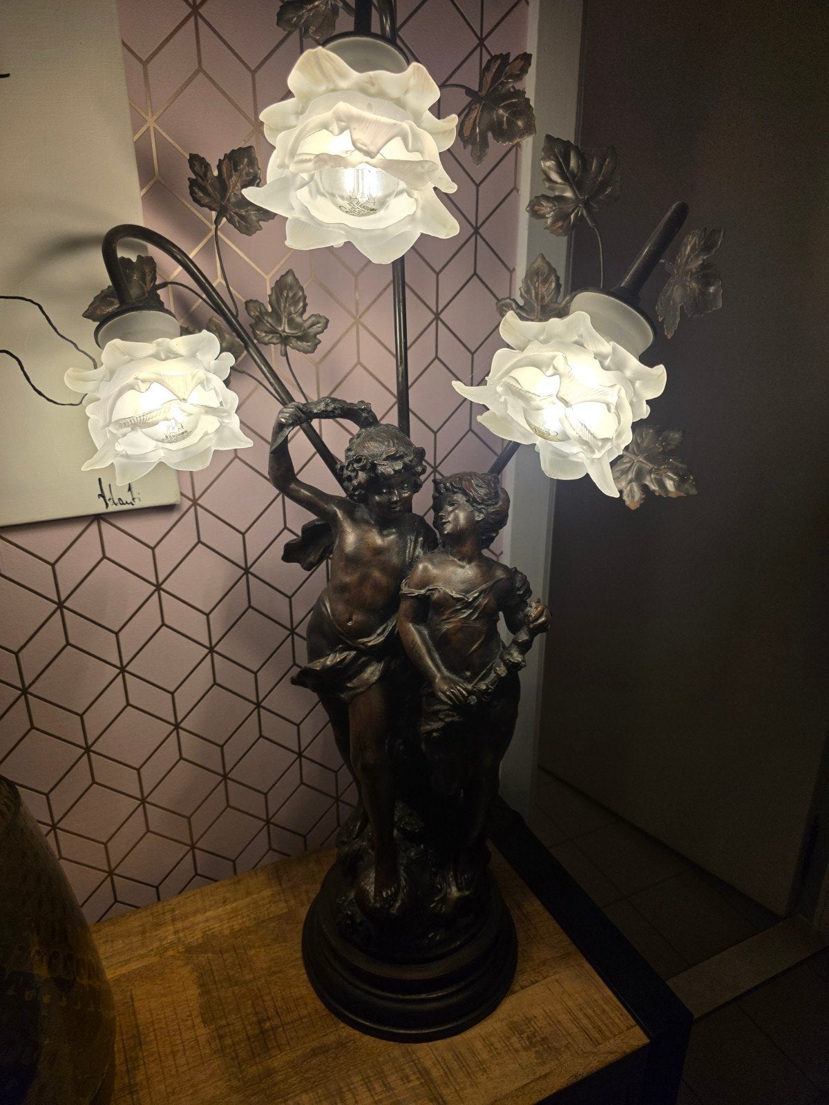 bronzen beeld, Ophalen