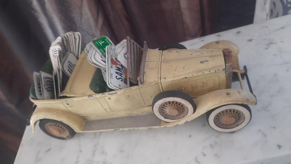 antieke auto, Antiek en Kunst, Ophalen of Verzenden