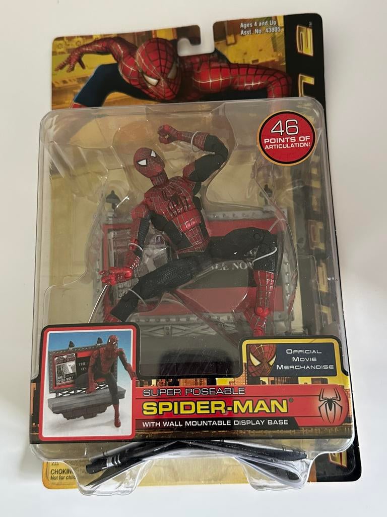 TOYBIZ Super Poseable Spider-Man NEUF en parfait état, Enlèvement ou Envoi, Neuf