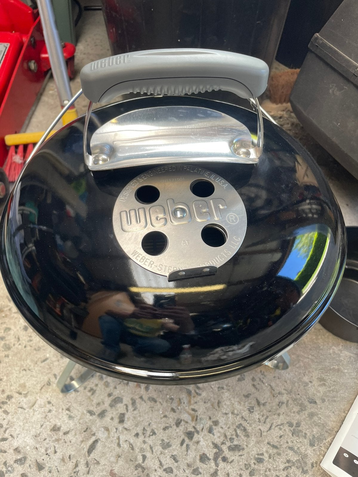 Draagbare Weber Smokey Joe Premium BBQ, Ophalen, Gebruikt