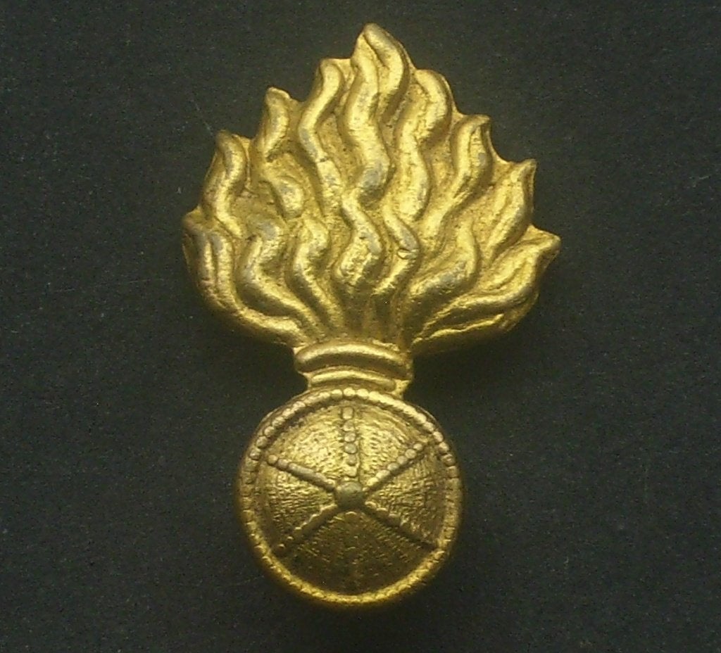 Gendarmerie belge : insigne bonnet officier d'avant-guerre, Envoi, Gendarmerie, Emblème ou Badge
