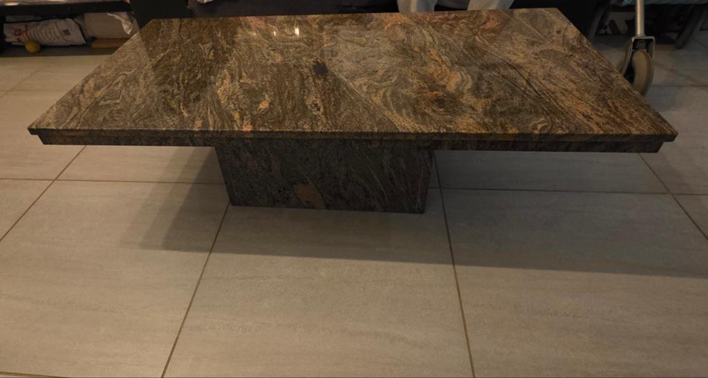 Salontafel van Natuursteen Graniet met Prachtige Tekening, Ophalen of Verzenden