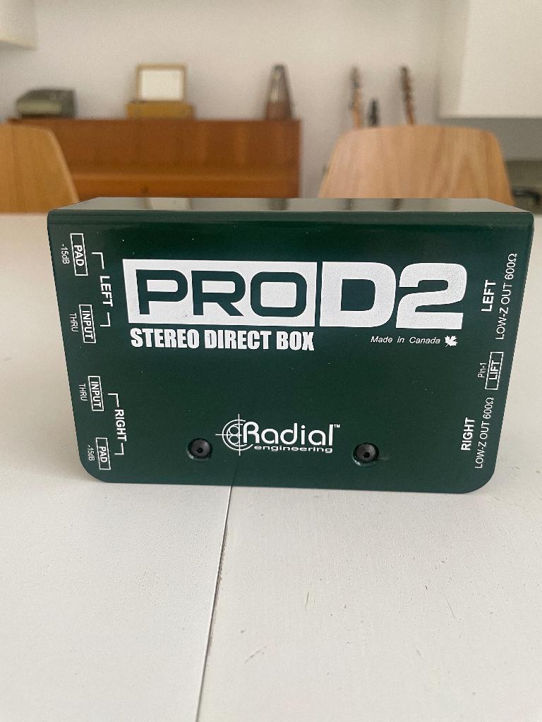 Radial Pro D2 SET2, Envoi, Comme neuf, Audio
