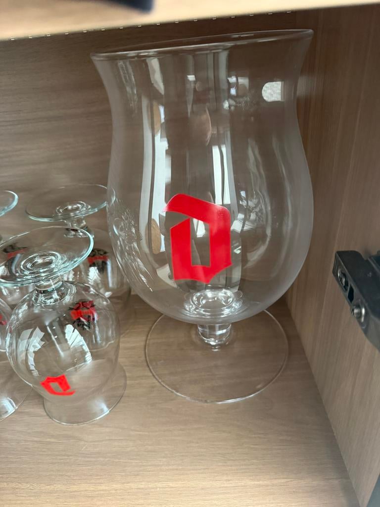 Duvel 3 liter glas, Verzamelen, Ophalen, Zo goed als nieuw