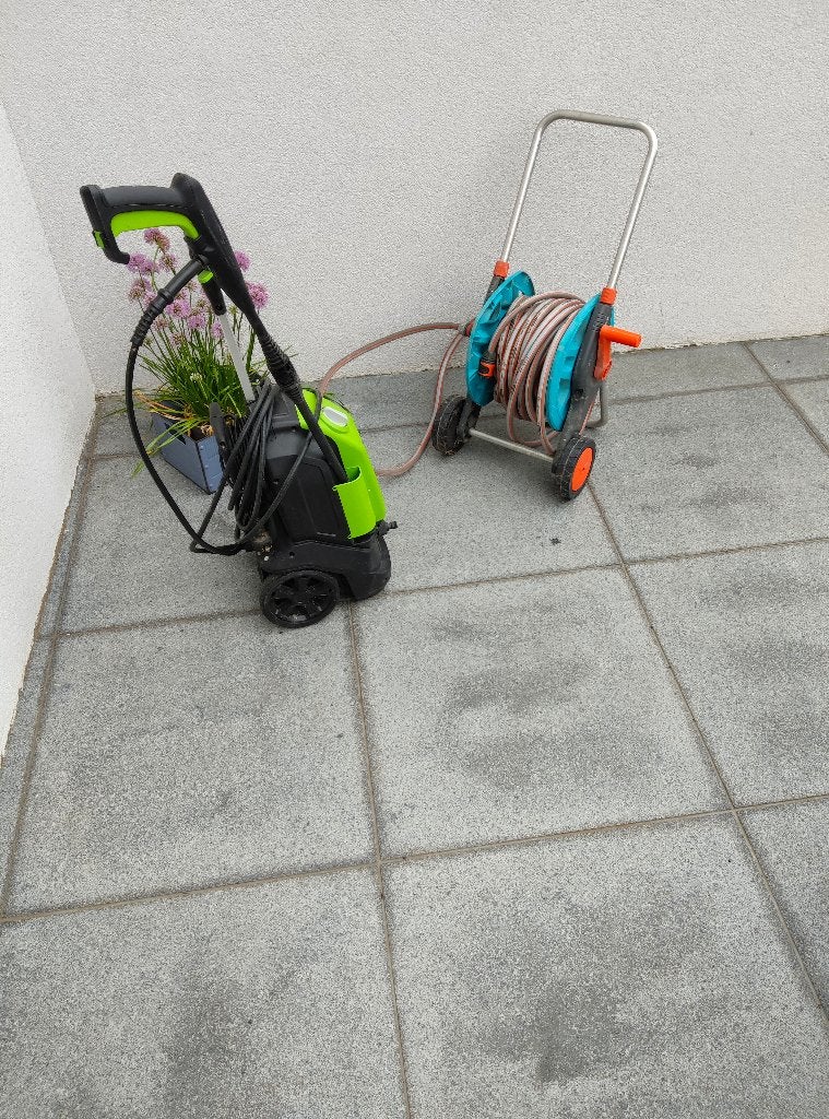Hogedrukreiniger met waterslang, Tuin en Terras, Ophalen