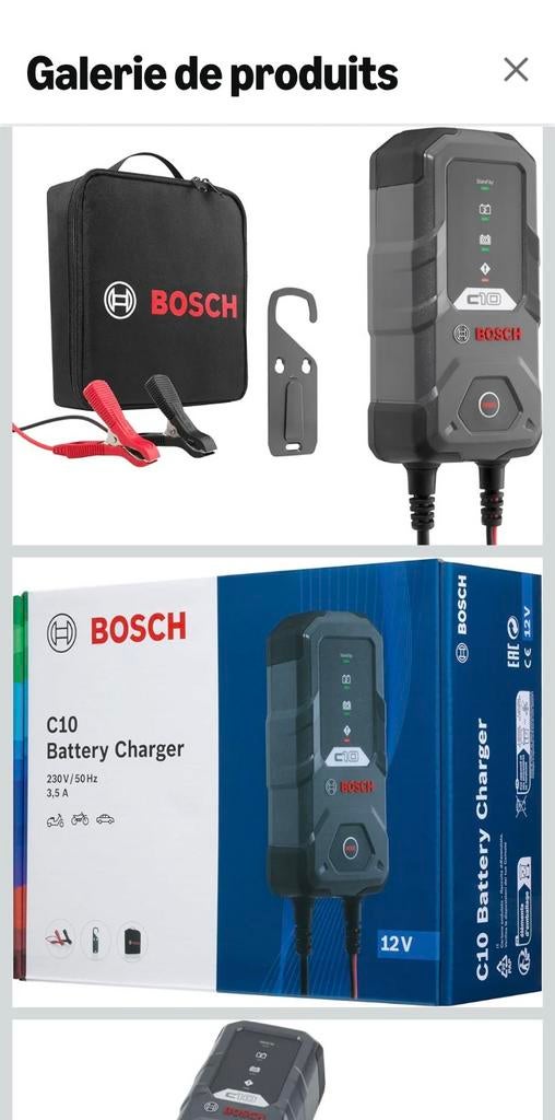 Bosch Automotive C10 Cha, Enlèvement