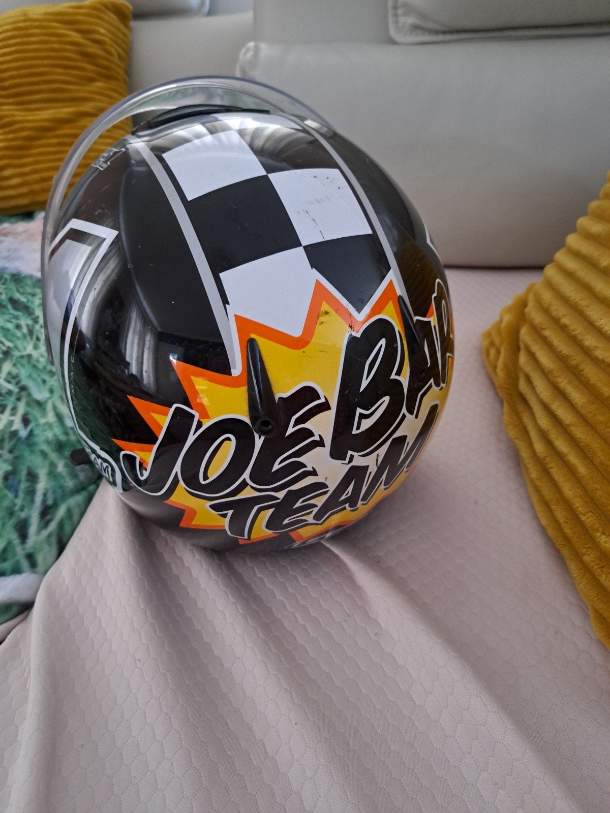 collector item helm Lazer Vertigo Joe Bar Team, Enlèvement ou Envoi, Medium, Lazer Vertigo