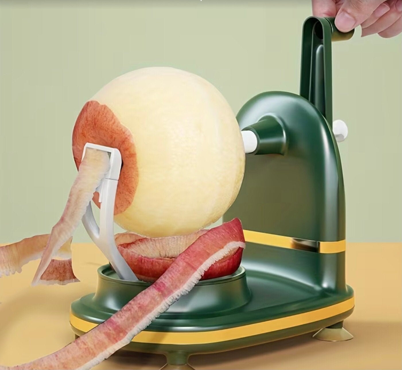 Handmatige appelschiller / appelspiraliseerder, Kunststof, Nieuw, Ophalen of Verzenden, Messenset