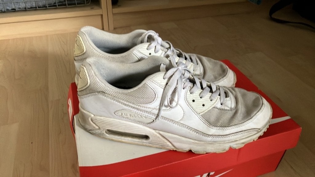 Nike air Max 90 blanche, Nike, Enlèvement, Porté, Blanc