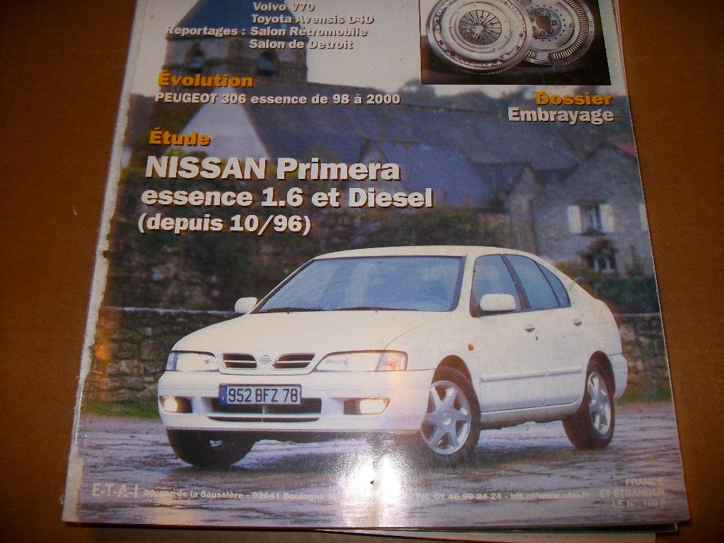 revue technique nissan primera P11 de 1996-1999, Enlèvement ou Envoi