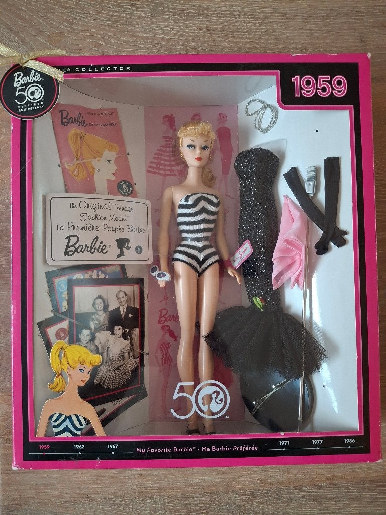 Barbie 50e jubileumeditie 1959-2009,  editie in originele., Ophalen, Barbie