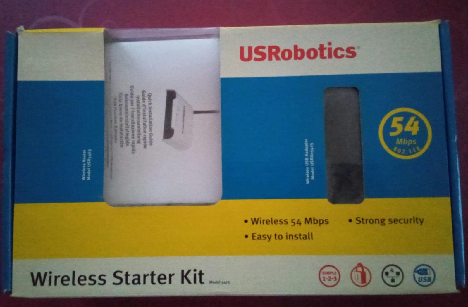 US Robotics draadloze router, Ophalen of Verzenden, Zo goed als nieuw, Router, US Robotics