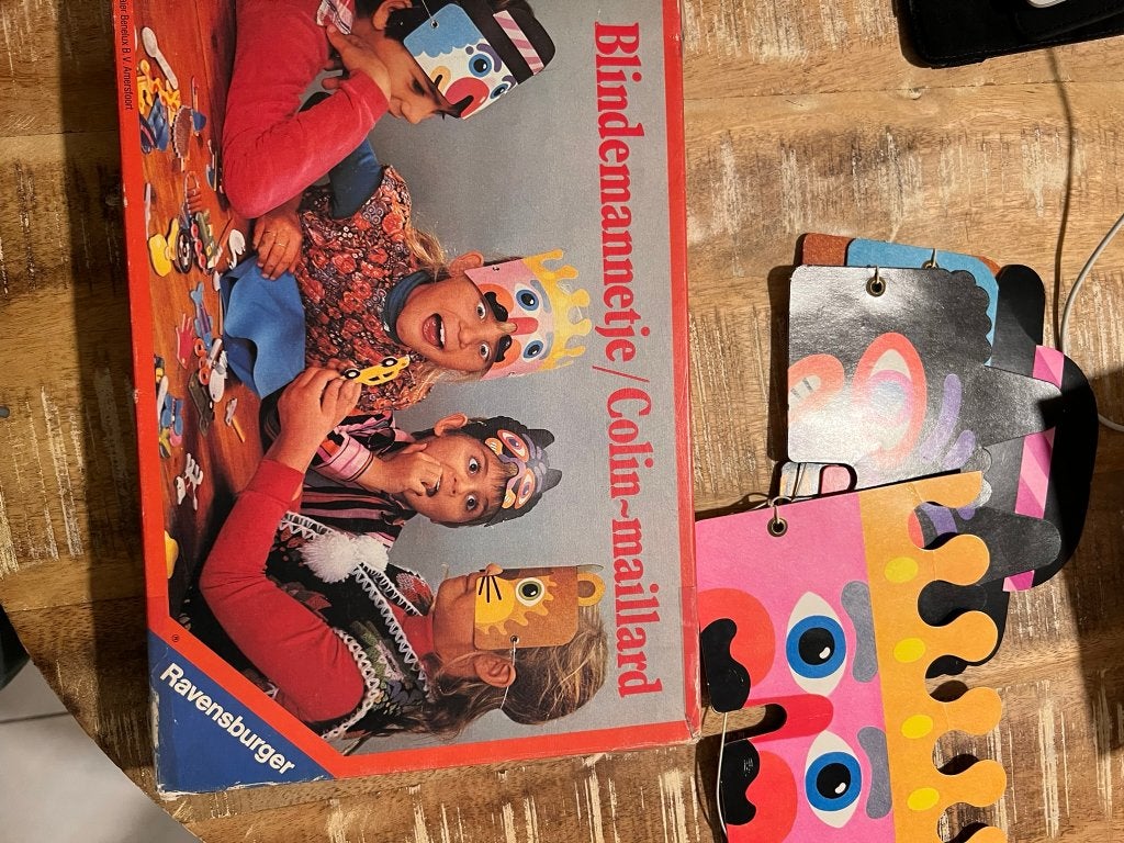 Blindemannetje / Colin-Maillard *Ravensburger* vintage spel, Gebruikt, Geen idee, Ophalen of Verzenden, Geen ide