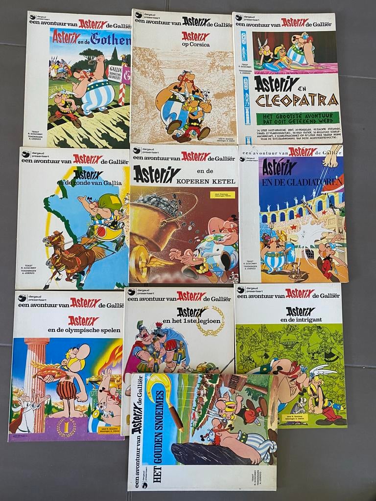 Asterix strips, Ophalen