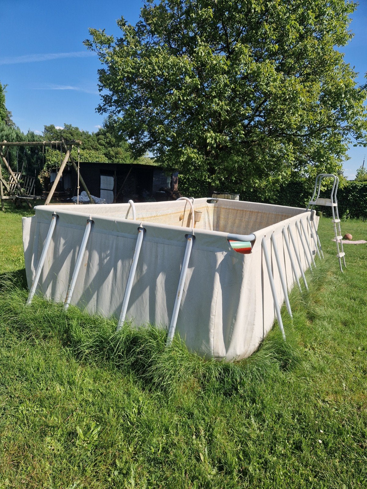 Grote zwembad met toebehoren., Ophalen