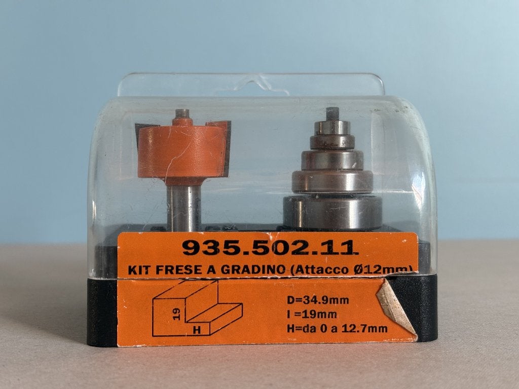 Set met Rabatfrees 935.502.11 CMT Orange Tools, Enlèvement