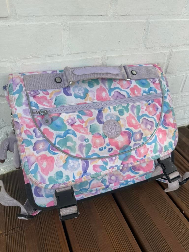 Cartable Kipling Fleures, Enlèvement, Utilisé, Autres couleurs, Sac à dos