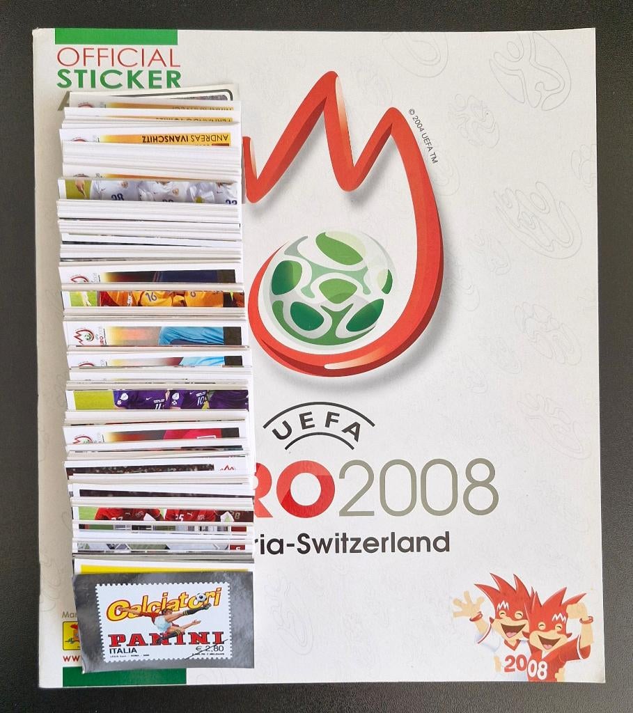 Panini Euro 2008 Complete Set, Ophalen of Verzenden, Nieuw, Meerdere stickers